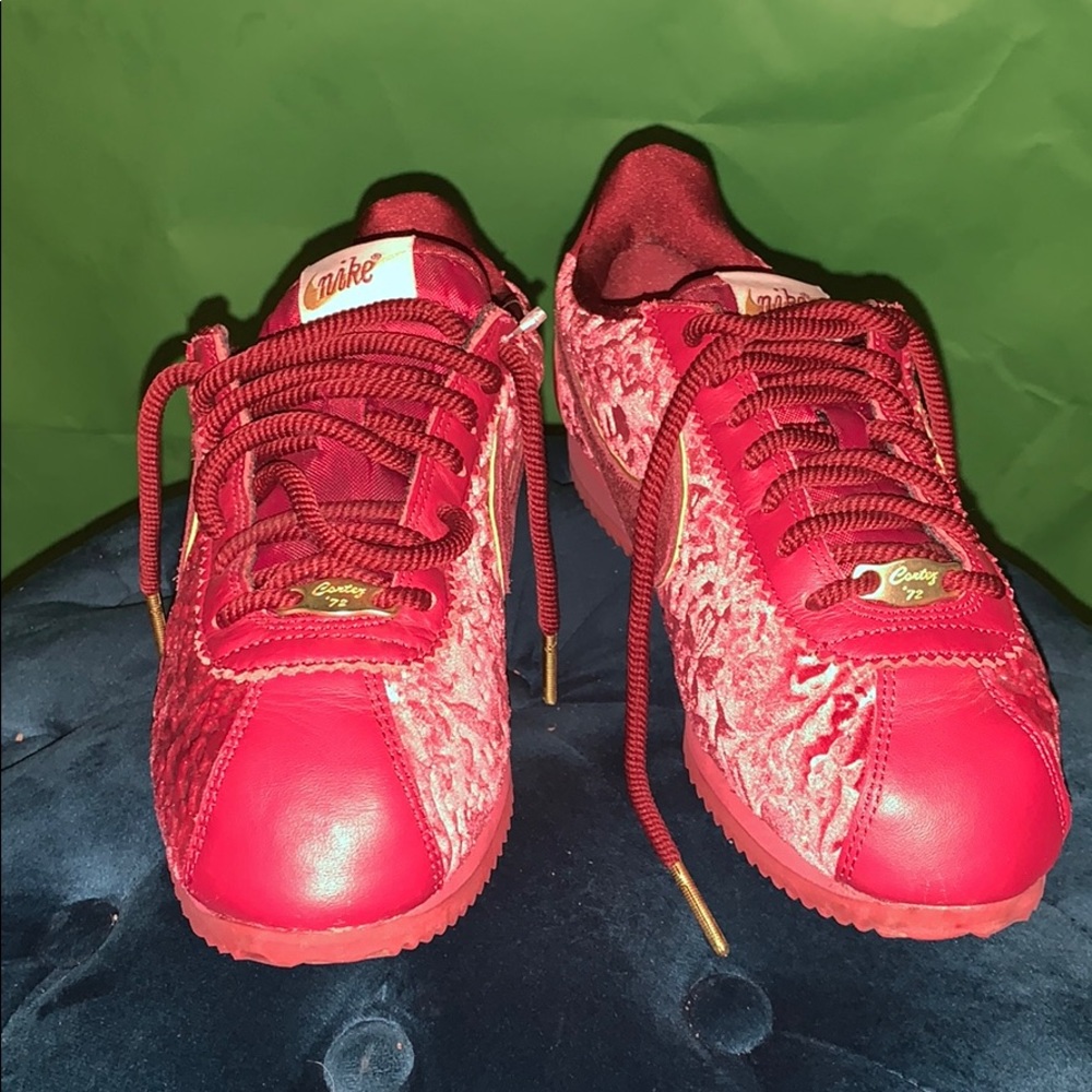 Burgundy Red Nike Cortez